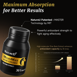 NatureU 高分子PYC+L-瓜氨酸 男士能量片 MojoMax 30粒/瓶